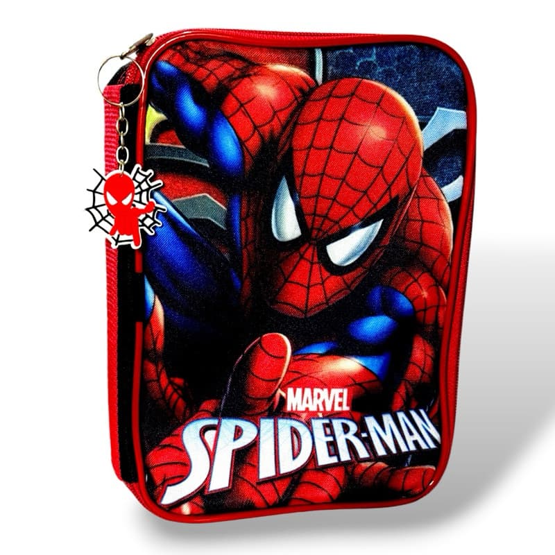 ESTOJO BOX HOMEM ARANHA ESTOJO BOX 100 PENS ESPAÇOSO HOMEM ARANHA ESTOJO ESCOLAR INFANTIL MENINO