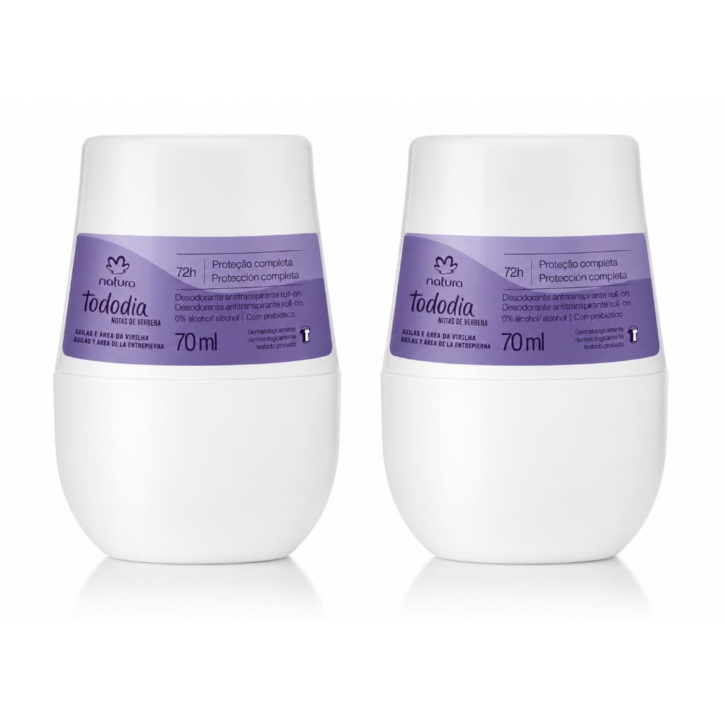 kit 2 Desodorantes Amora e Flor de Pêssego 70 ml Cada Natura