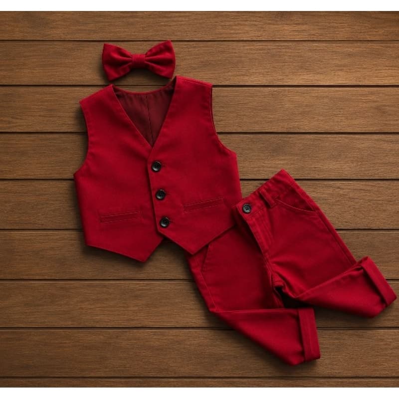 Conjunto Colete com Calça Pagem formatura casamento batizado