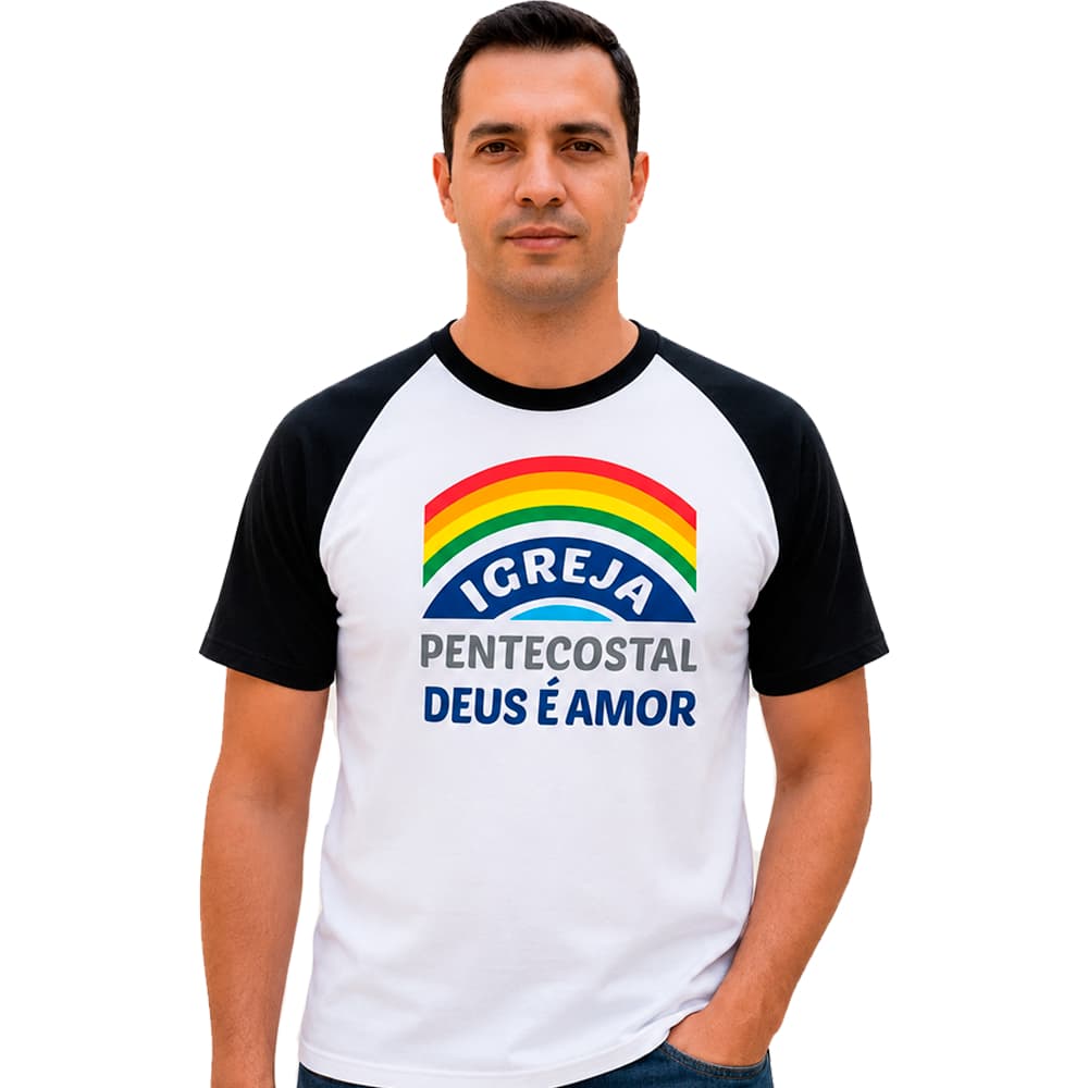 Camiseta Igreja Pentecostal Deus É Amor Camisa Blusa