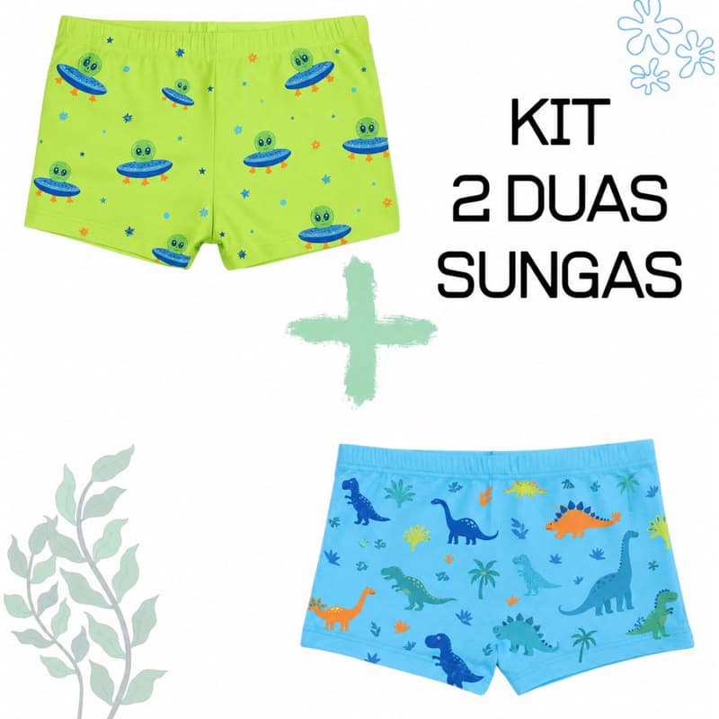 kit 2 sungas infantis