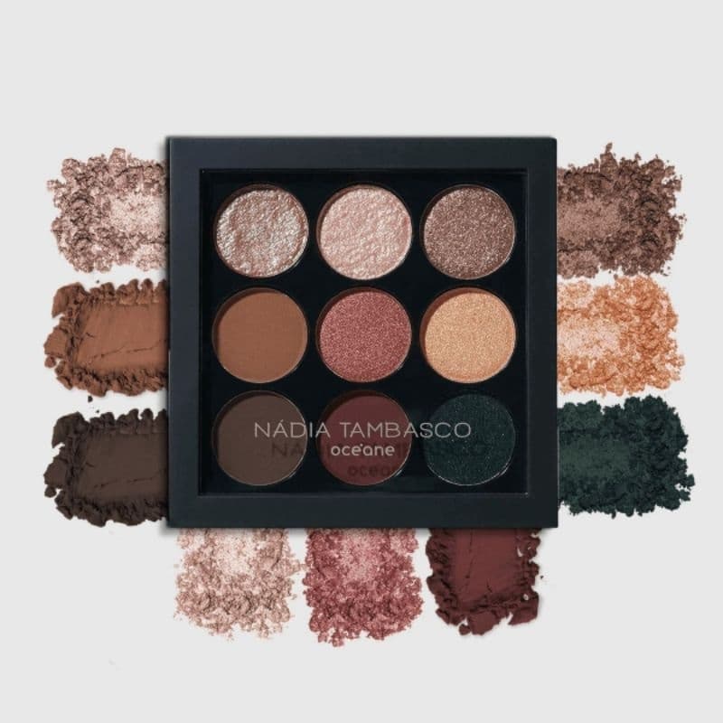 Paleta de Sombras To Go Trendy Nádia Tambasco By Océane 7,2g