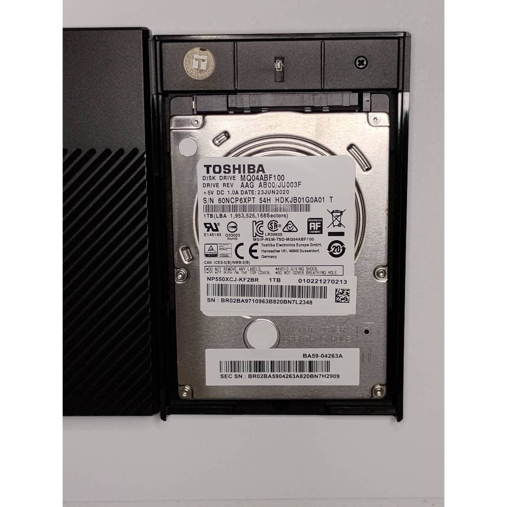 HD HDD Externo Toshiba 1TB MQ04ABF100 2.5 USB 3.0 5400 RPM Sata 3 Notebook Case Exbom (SN 60NCP6XPT)