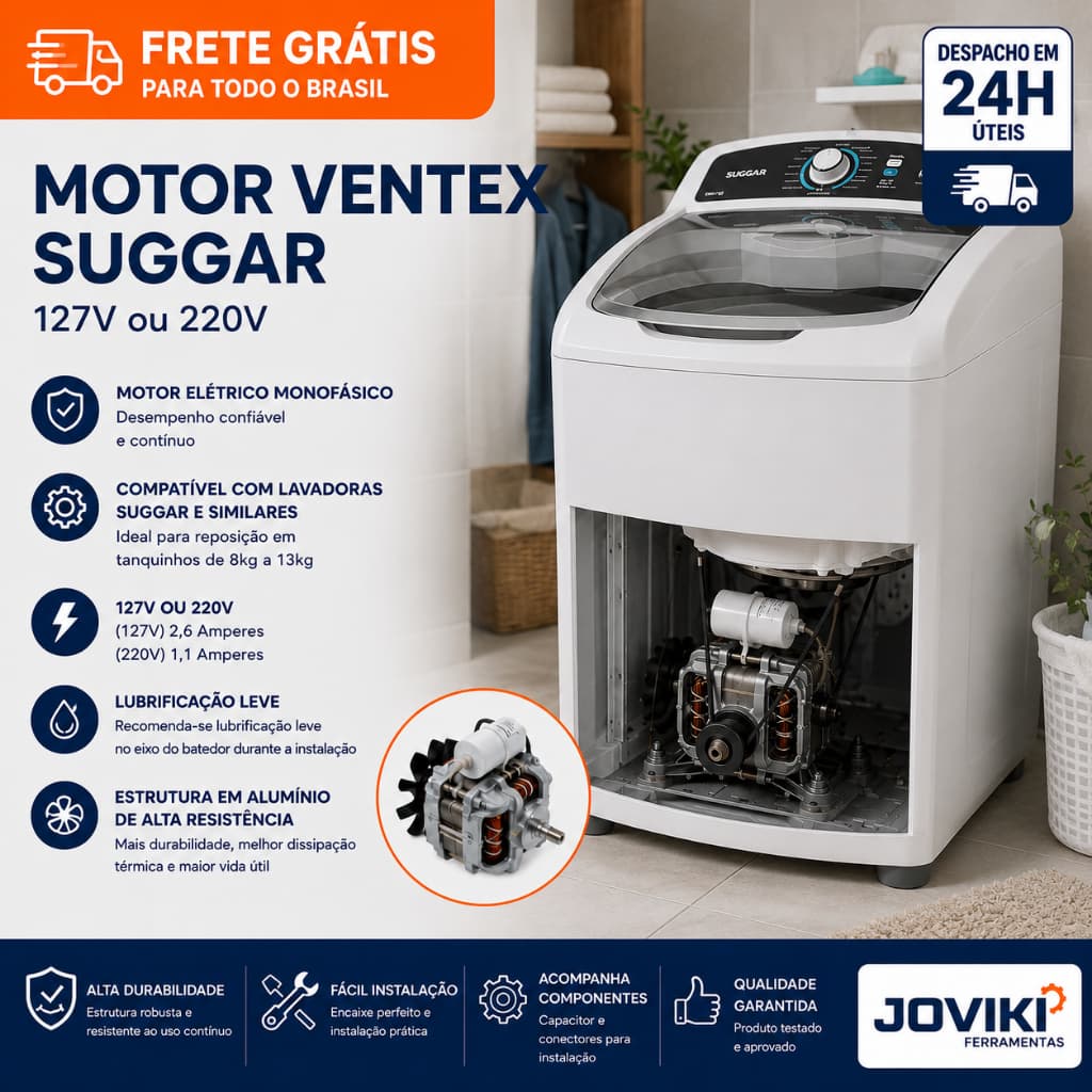 Motor Ventex Suggar 127V ou 220V