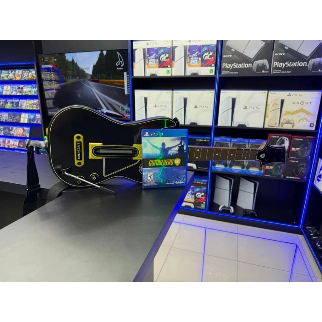 Bundle Guitar Hero Live + Guitarra - PS4 Envio Imediato