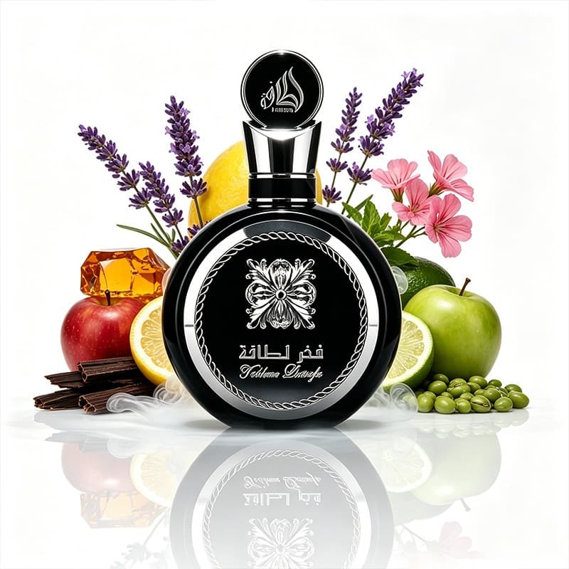Perfume Fakhar Black Eau de Parfum Masculino 100ML