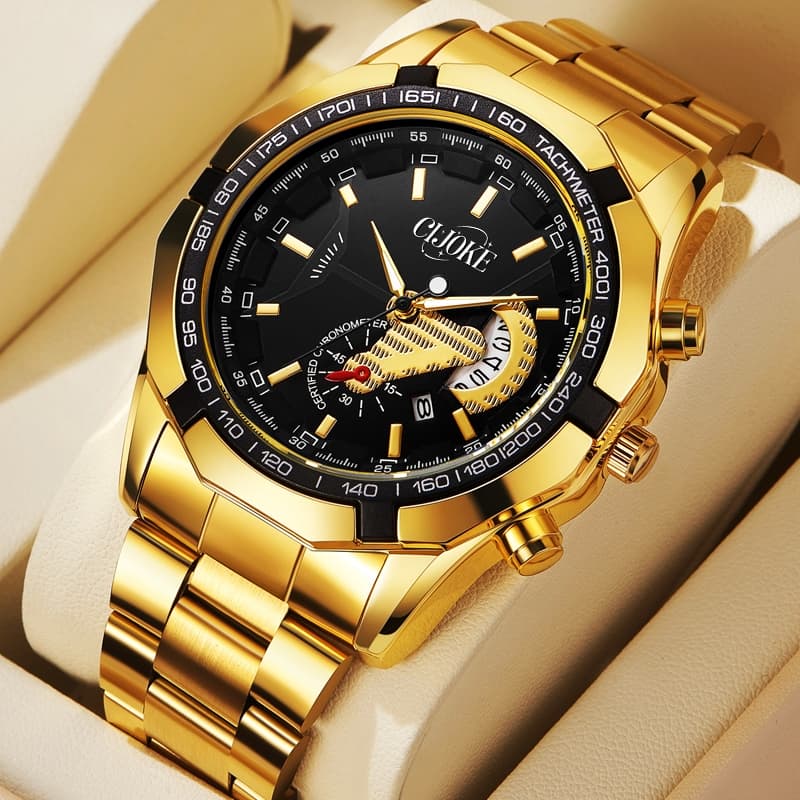 Local do BrasilModel on Sale ORUSS Quartz Waterproof Casual Elegant Men's Watch BQ YD DBX