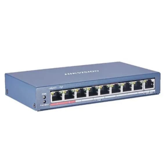 SWITCH HIKVISION DS-3E0310HP-E 8 PORTAS 10/100M POE-HIKVISION