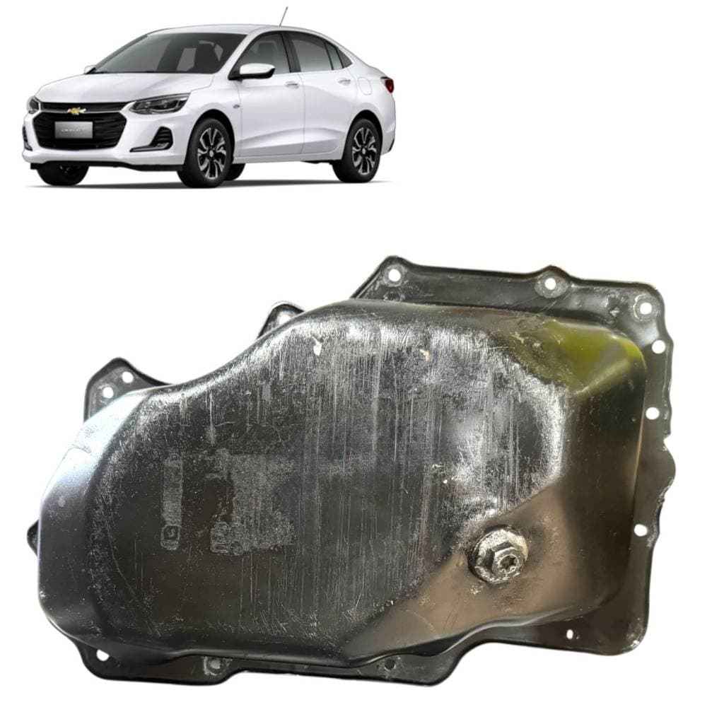 Carter De Óleo Do Motor Onix 2021 Em Diante Motores Turbo E Aspirados 1.0 12v Gm Original