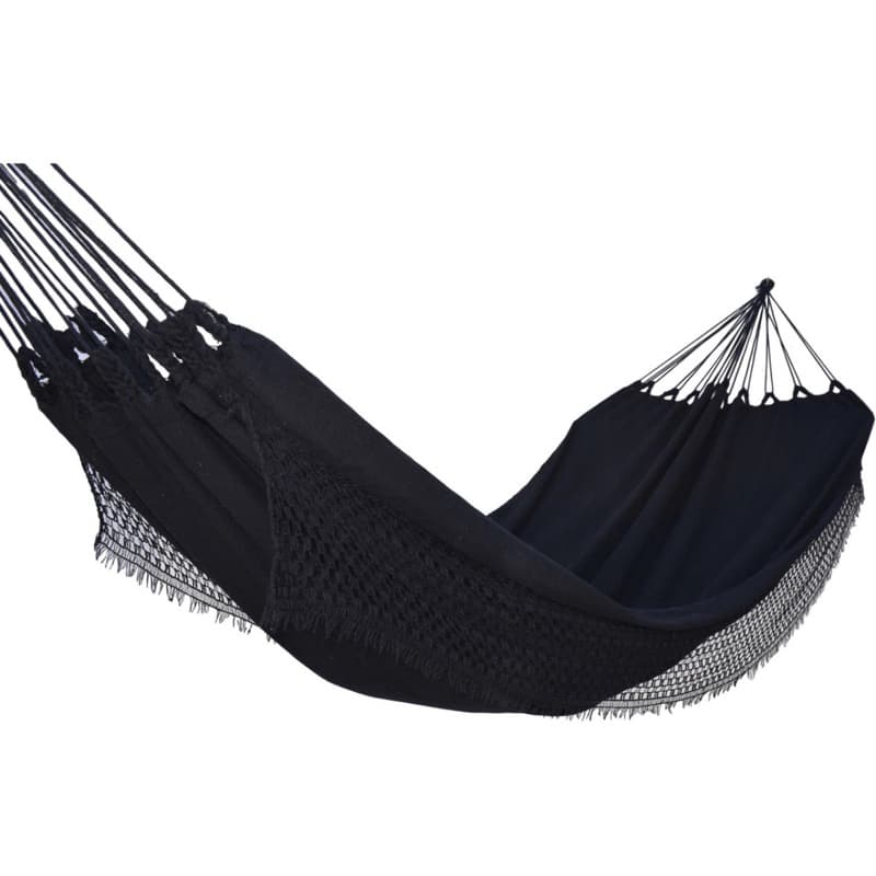 Rede de Descanso Jeans Life Basic Preto - Conforto e Versatilidade em 100% Algodão