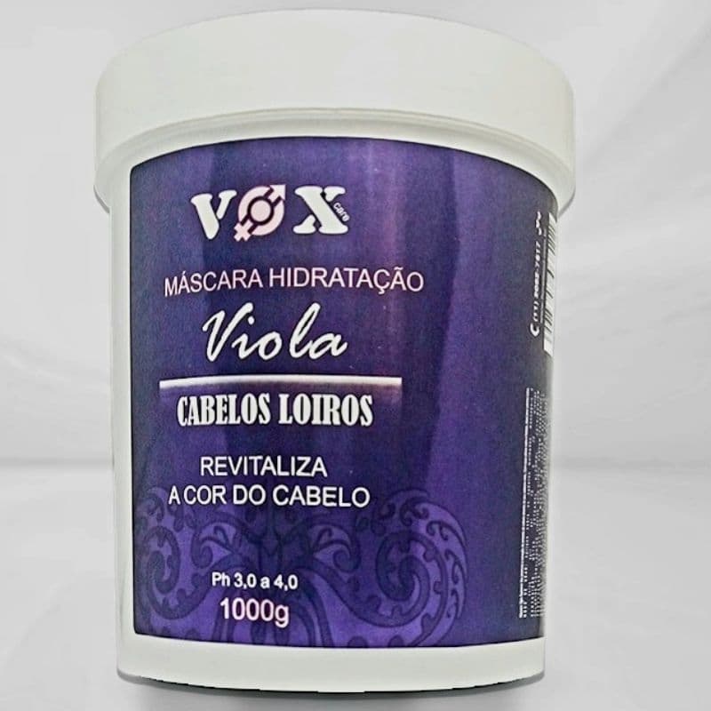Máscara Hidratação Viola Cabelos Loiros 1kg Vox