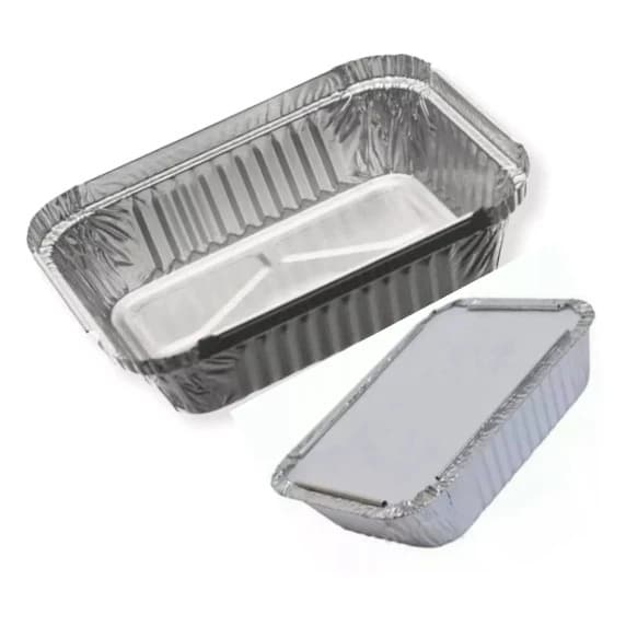 Marmitinhas de Alumínio 220ml M90 com tampa para Bolos Empadas Doces e Lembrancinhas - CX 100 UN