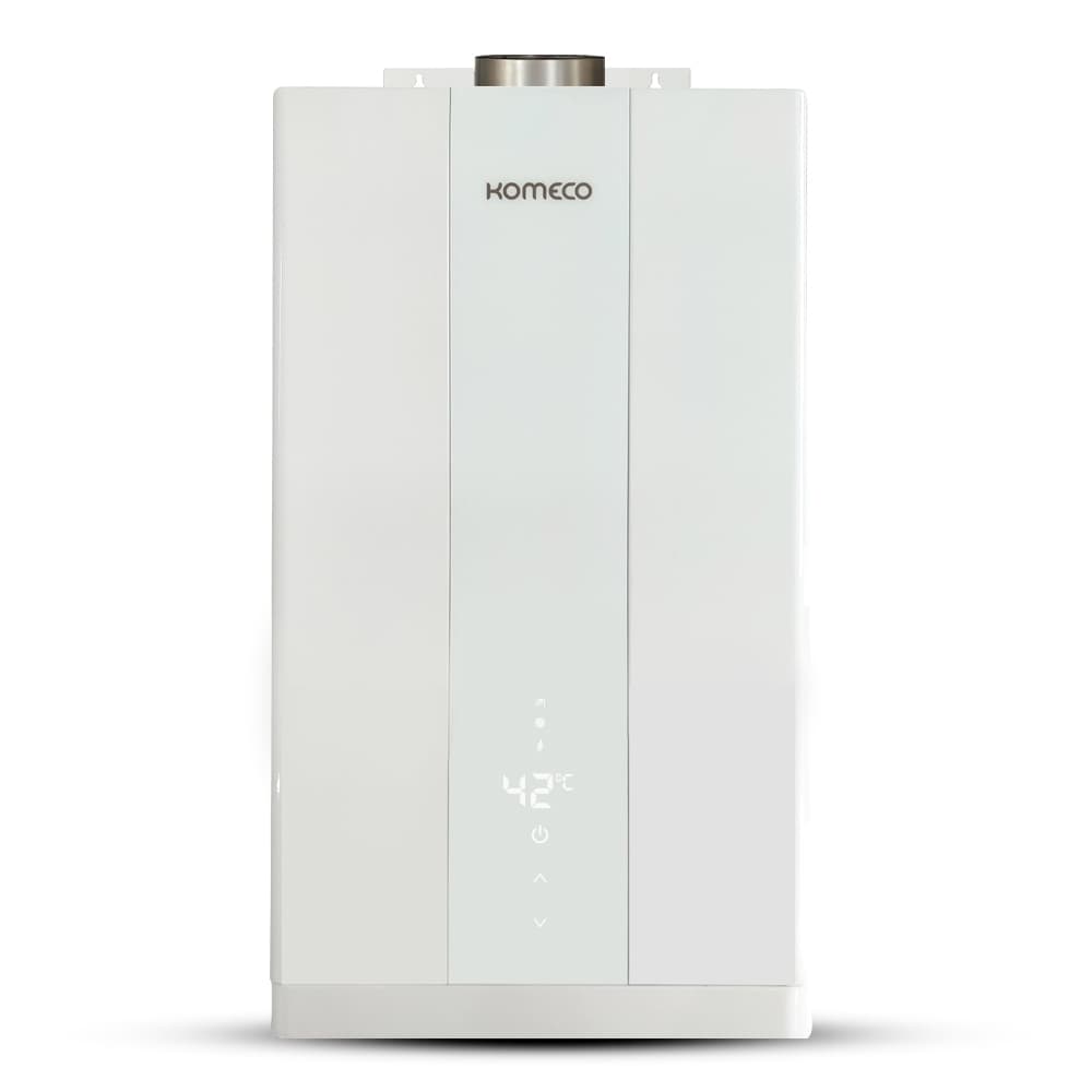 Aquecedor de Água a Gás Komeco KO 21WH Home 21L GLP Bivolt Digital Exaustão Forçada Painel Touch Classe A