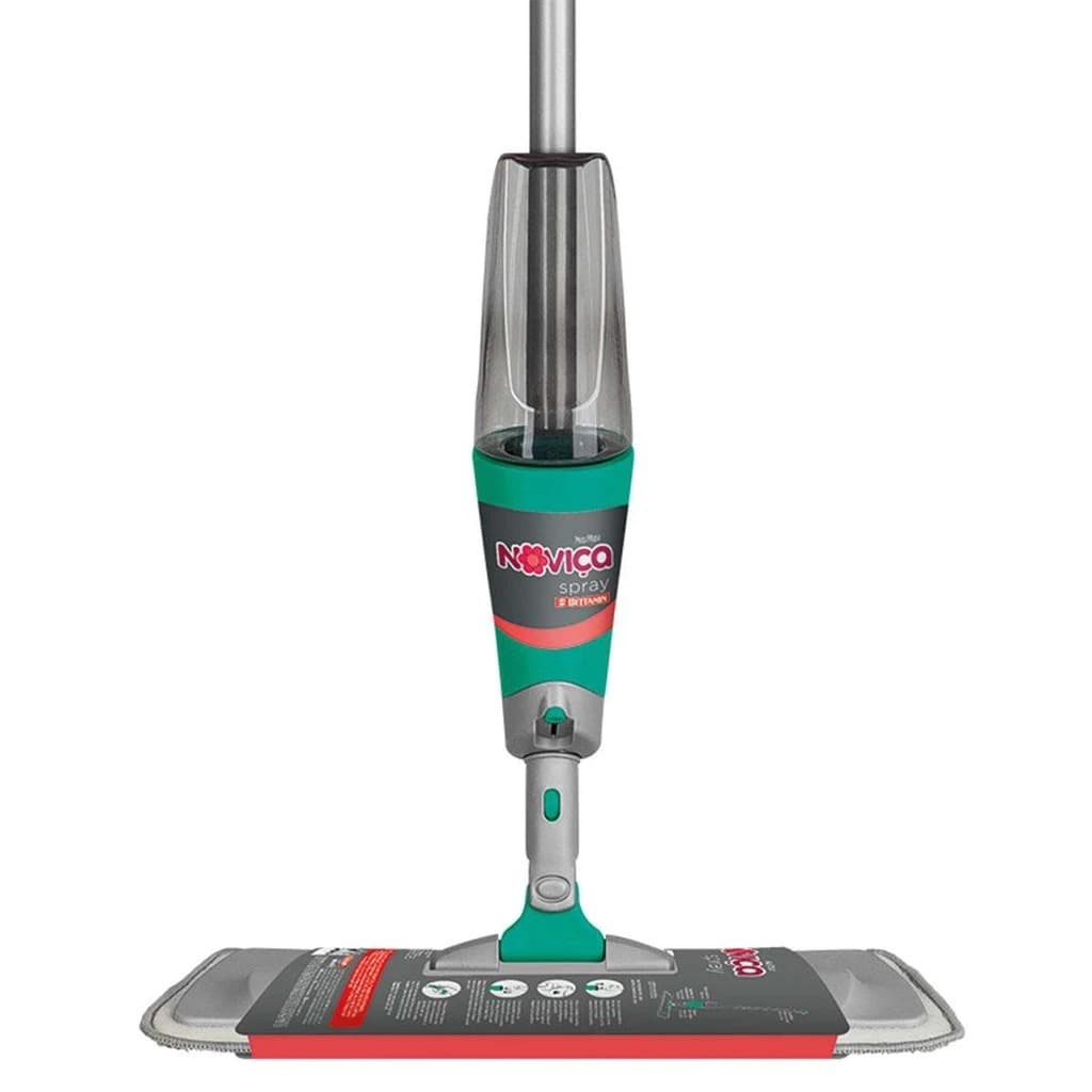Mop Noviça Spray Com Reservatório De Produto Base Microfibra Rodo Esfregão Mágic Bettanin Limpeza