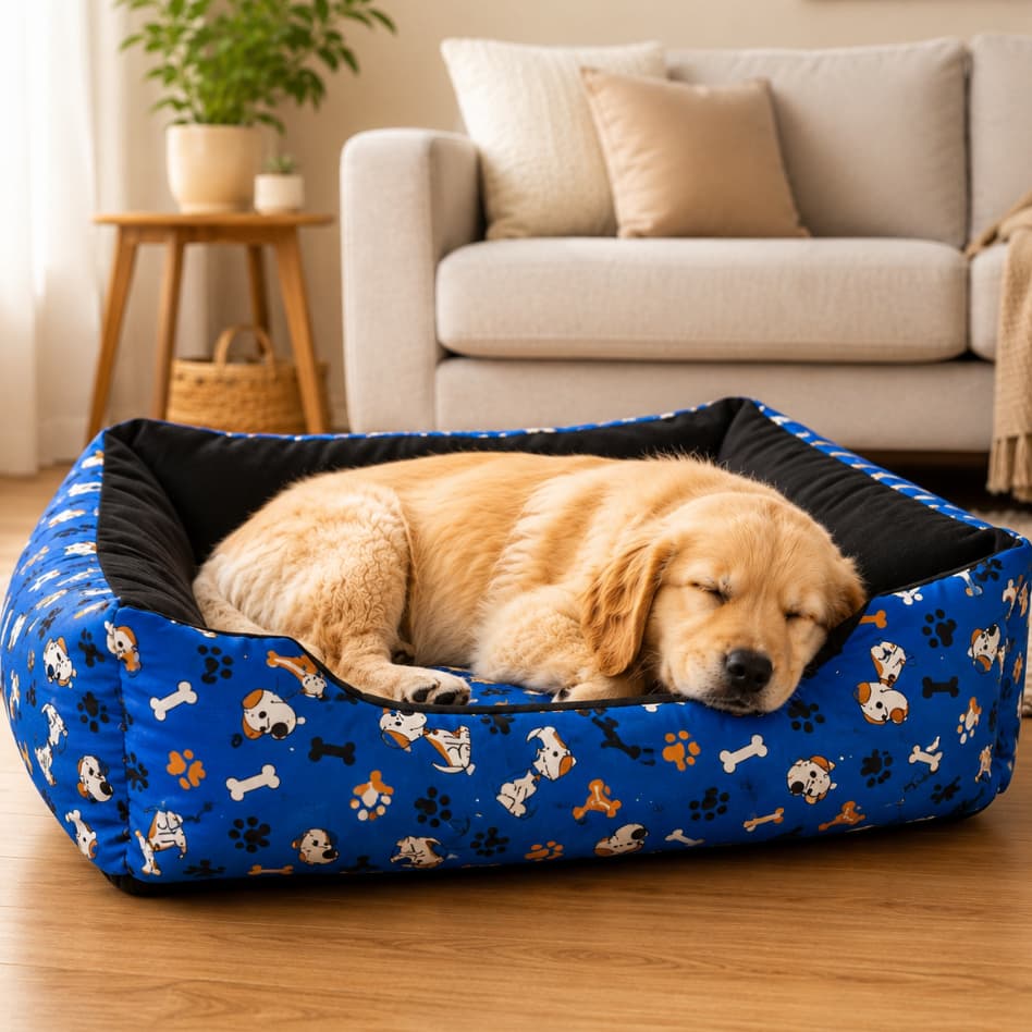 Cama Pet Premium Caminha Almofada Térmica 40x50cm Cachorro ou Gato com Zíper 100% Lavável