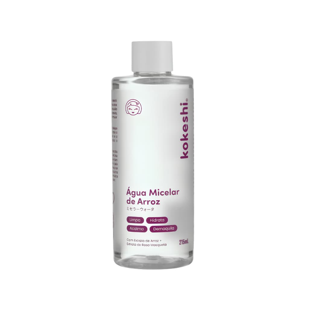 Rice Água Micelar de Arroz Kokeshi Hidrata Limpa e Demaquila 215ml