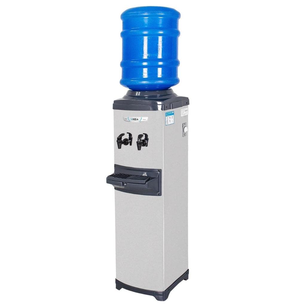 Bebedouro De Coluna Inox Refrigerado Por Compressor Para Galão De Água Gelada 127v ou 220v