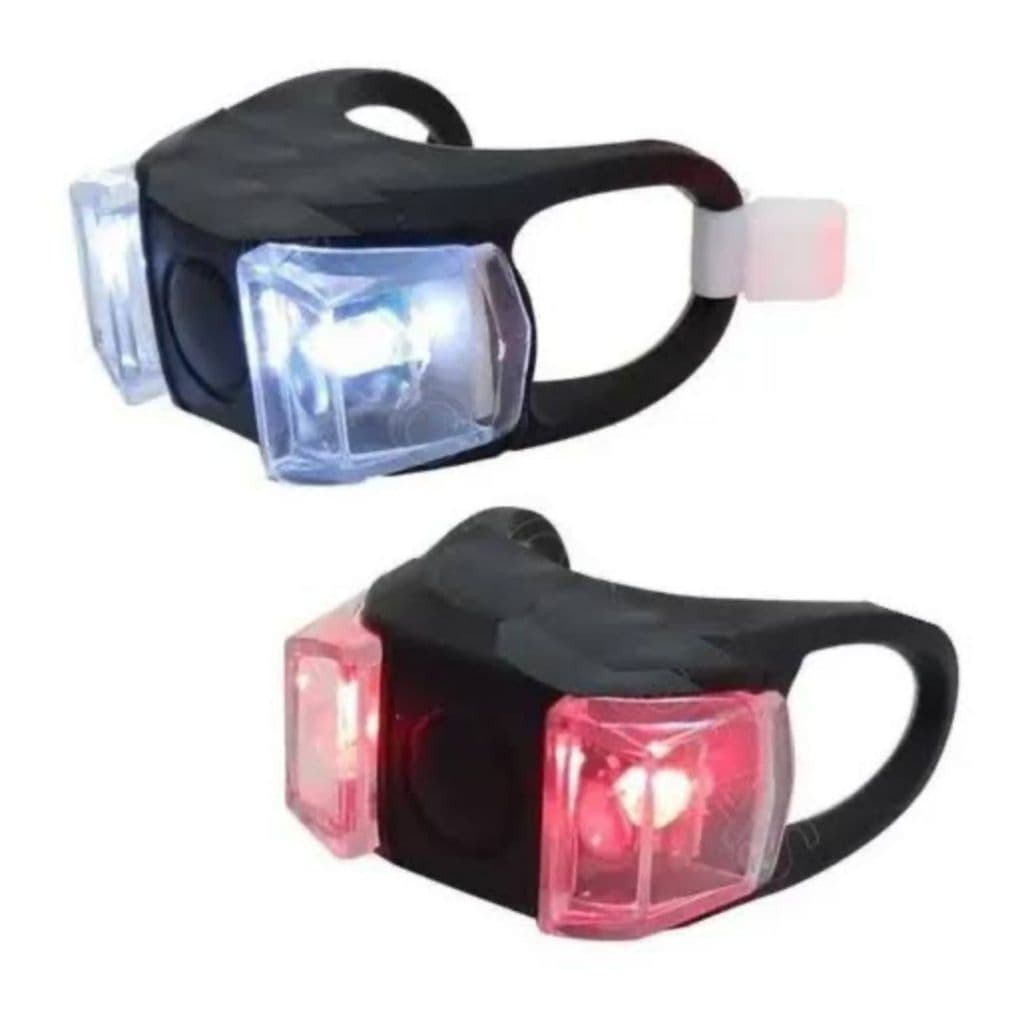 Lanterna Bicicleta Sinalizador Bike Led Dianteiro Traseiro