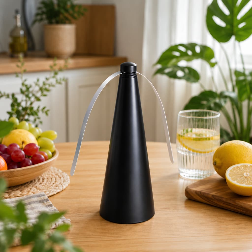 Ventilador Espanta Mosca Mosquito Silencioso Armadilha Cozinha Sala Portátil