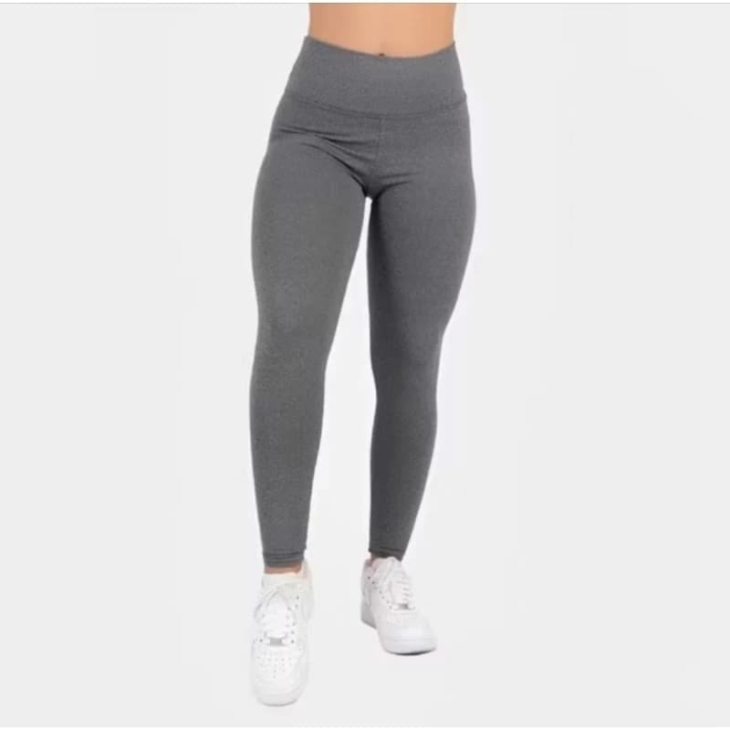 Calça Legging Feminina  AZUL Cintura Alta Academia, SUPLEX PREMIUM