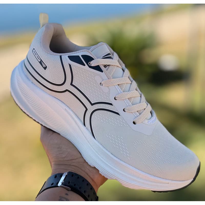 Tênis Boxx Feet PowerFit Feminino Academia Super Confortável Leve Respirável Caminhada e Uso Diário