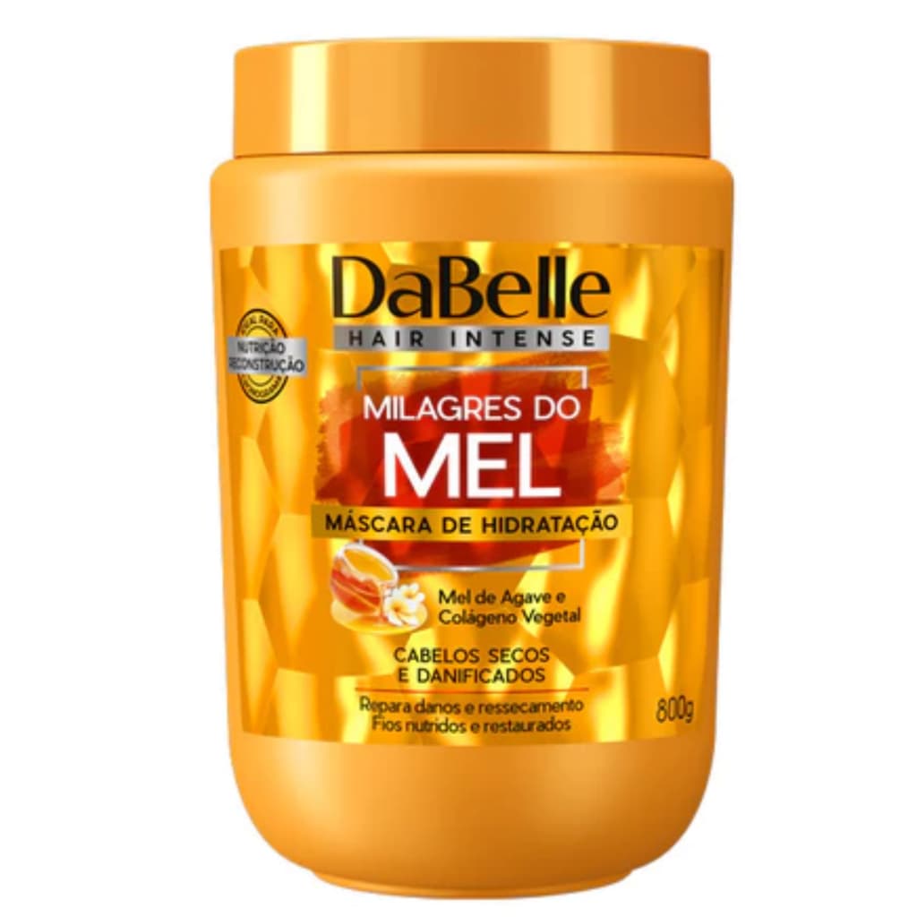 Máscara Milagres do Mel Nutritiva DaBelle 800g