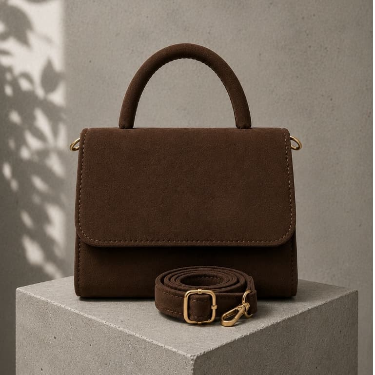 BOLSA FEMININA LUXO TIRACOLO E DE MÃO ELEGANTE PEQUENA TRANSVERSAL COURO PREMIUM