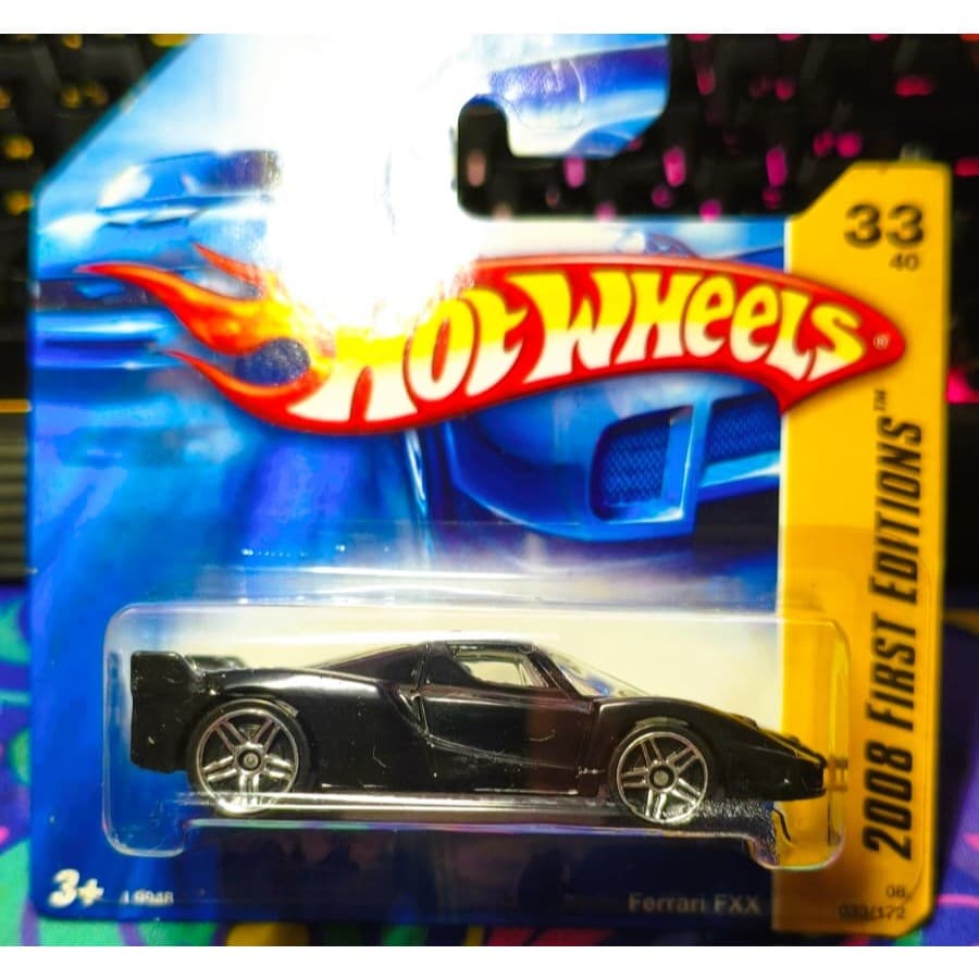 Hot Wheels 2008 First Editions Ferrari FXX Preta N033 Lacrado