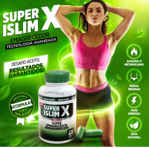 1un/Seca/Slim/- Psyllium + Hibisco + Gengibre + Quitosana e muito mais 60 Cáps