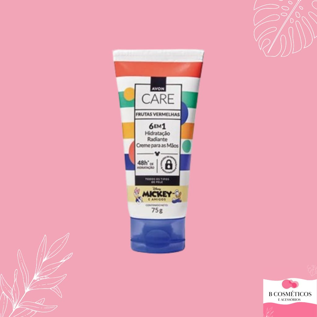 Creme para as Mãos Frutas Vermelhas Mickey e Amigos Avon 75g