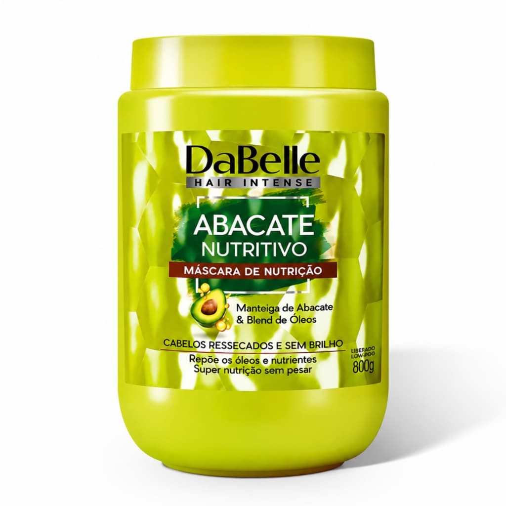DaBelle Hair Máscara Abacate Nutritivo Sem Frizz 800g