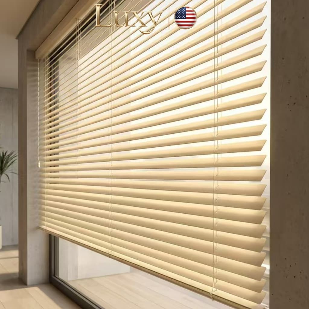 LUXY Persiana PVC Espessada 80/100x130cm Cortina Blackout para Janelas, Quarto e Escritório