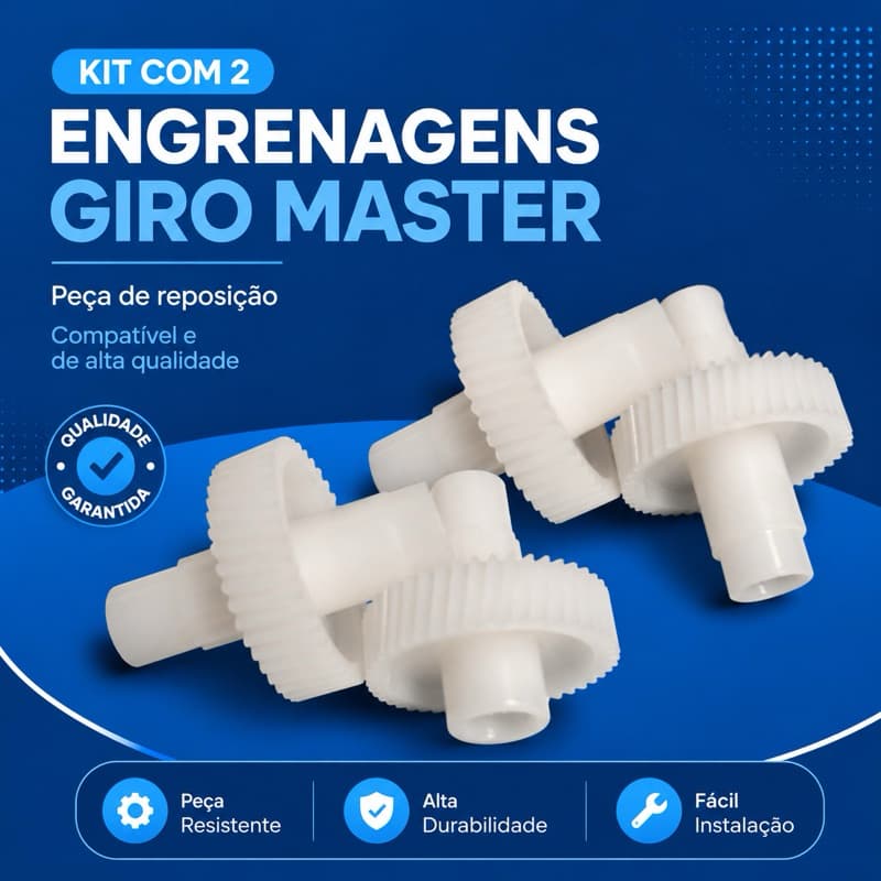 Engrenagem Giro Master 46 Dentes Compatível com mallory Contém 2 Unidades