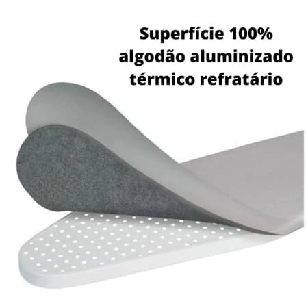 Forro Térmico para Tábua de Passar com Algodão e Espuma de Alta Qualidade