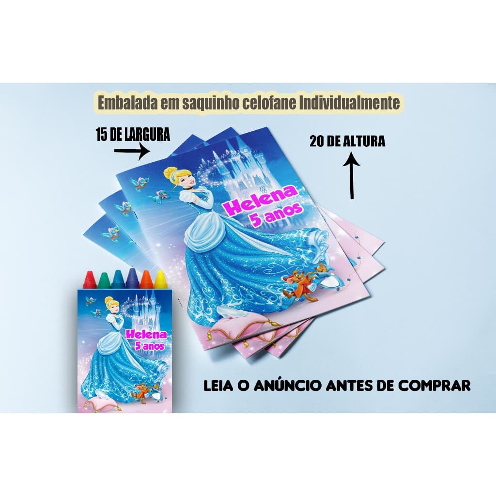 REVISTA DE COLORIR COM GIZ DE CERA TODOS OS TEMAS LEMBRANCINHAS DE ANIVERSARIO INFANTIL