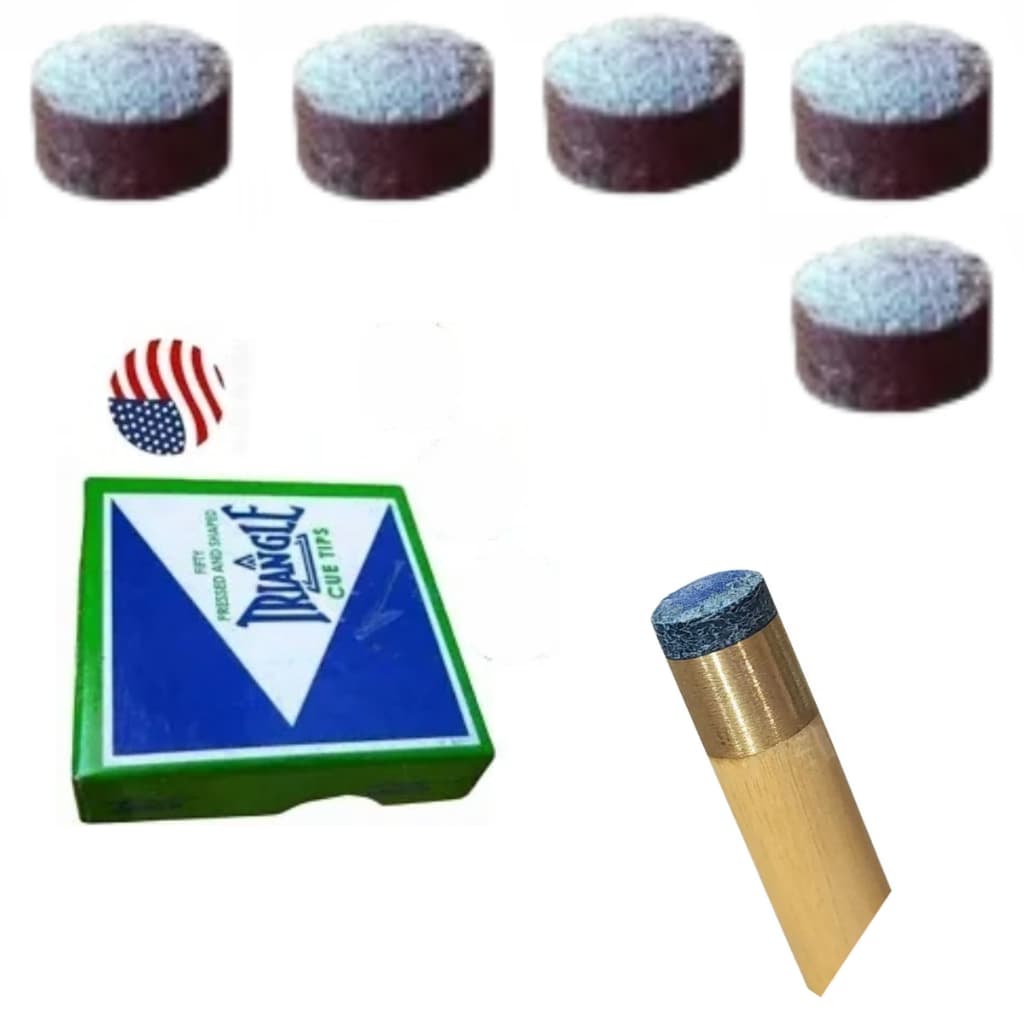 Sola Triangle 11 MM 05 Unidades Couro Original Importada USA Sinuca Bilhar Snooker