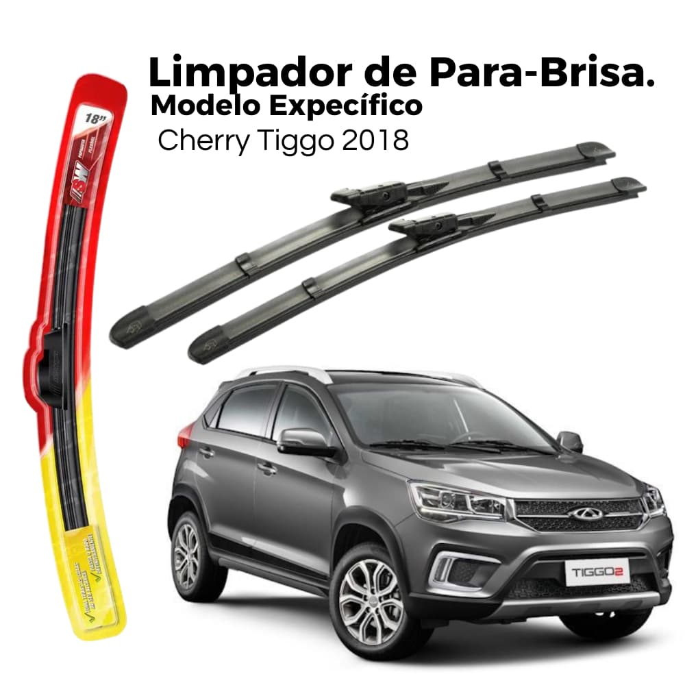 Jogo de Palheta Limpador Para-Brisa Dianteiro Cherry Tiggo 2018