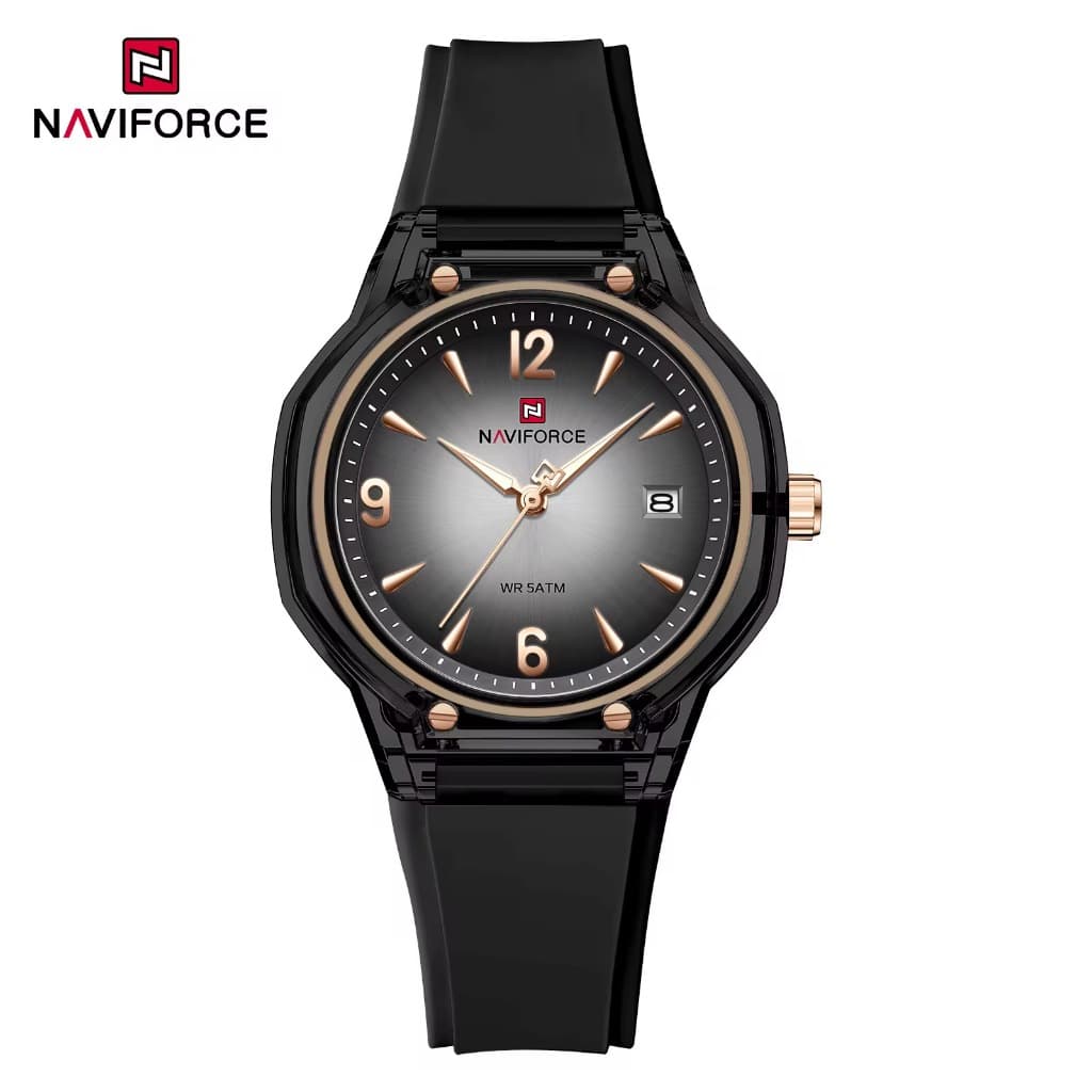 Relógio Feminino Naviforce NF6110 Silicone 36mm 5ATM 1 Ano