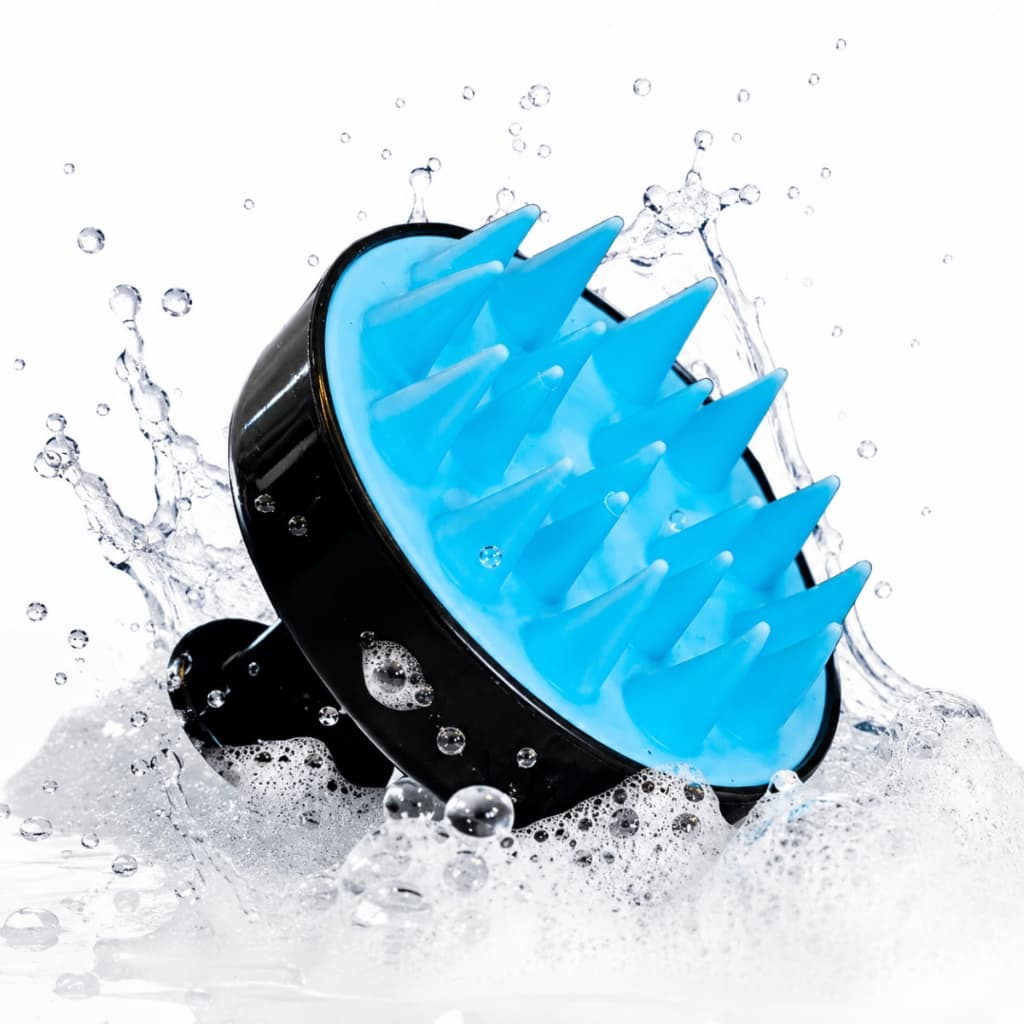 Escova Massageadora Capilar Silicone Anti Queda Cabelo