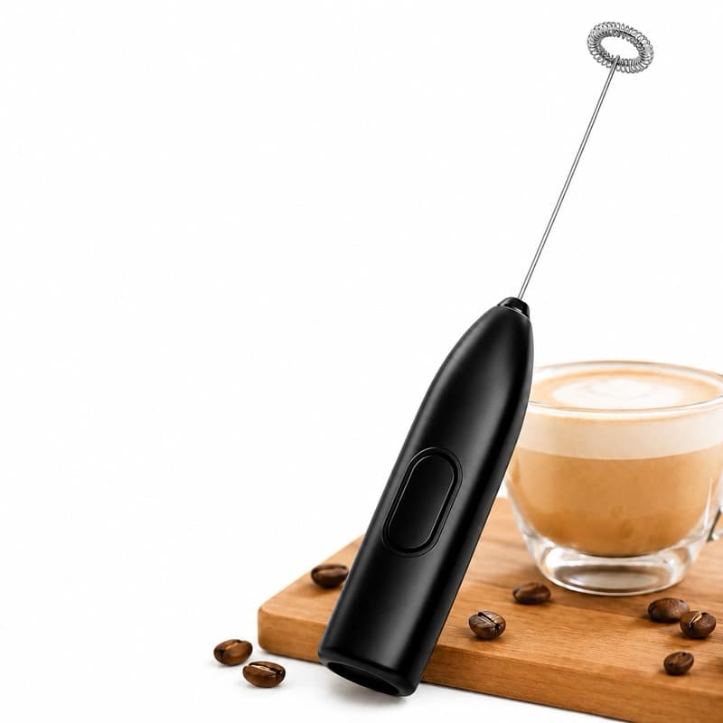 Mini Mixer Elétrico Portátil para Café e Leite | Espumador de Leite | Misturador de Bebidas num