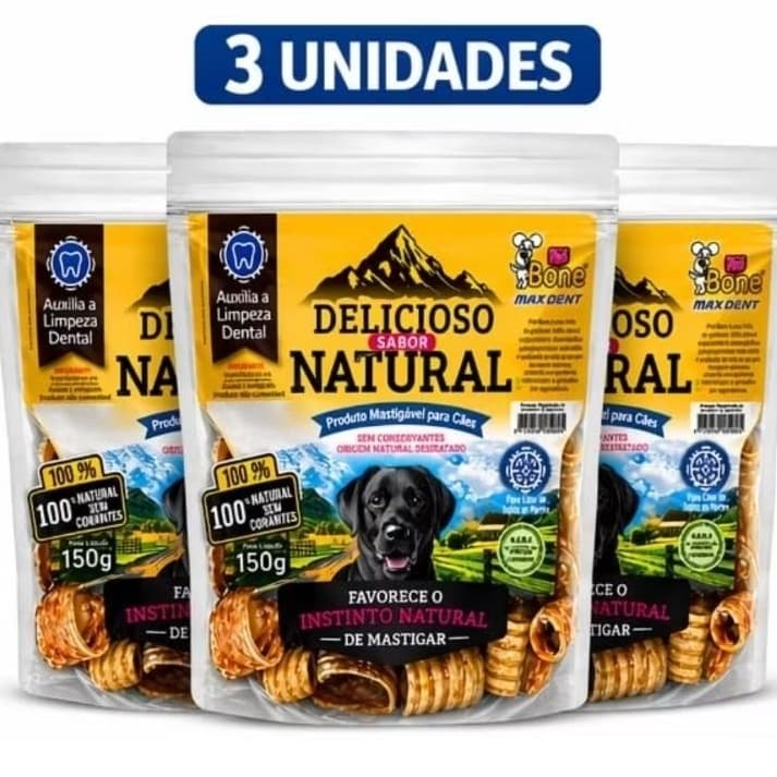 TRAQUÉIA BOVINA ALIMENTO NATURAL PARA CÃES MORDER PRÓ BONE 450G