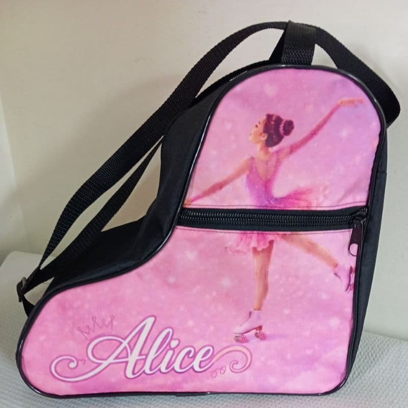 mochila patins personalizada com nome,((Mandar logo o seu nome))