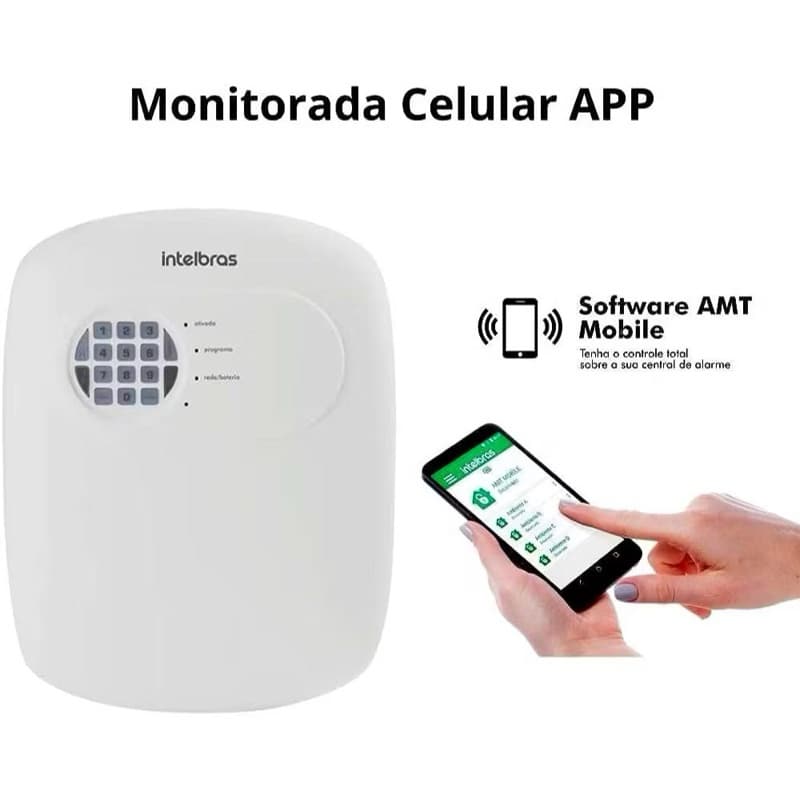Kit alarme Intelbras otimo ,monitorado via aplicativo
