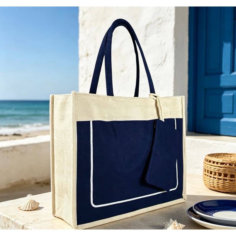 Bolsa de praia com necessarie Verão Feminina KD23-7