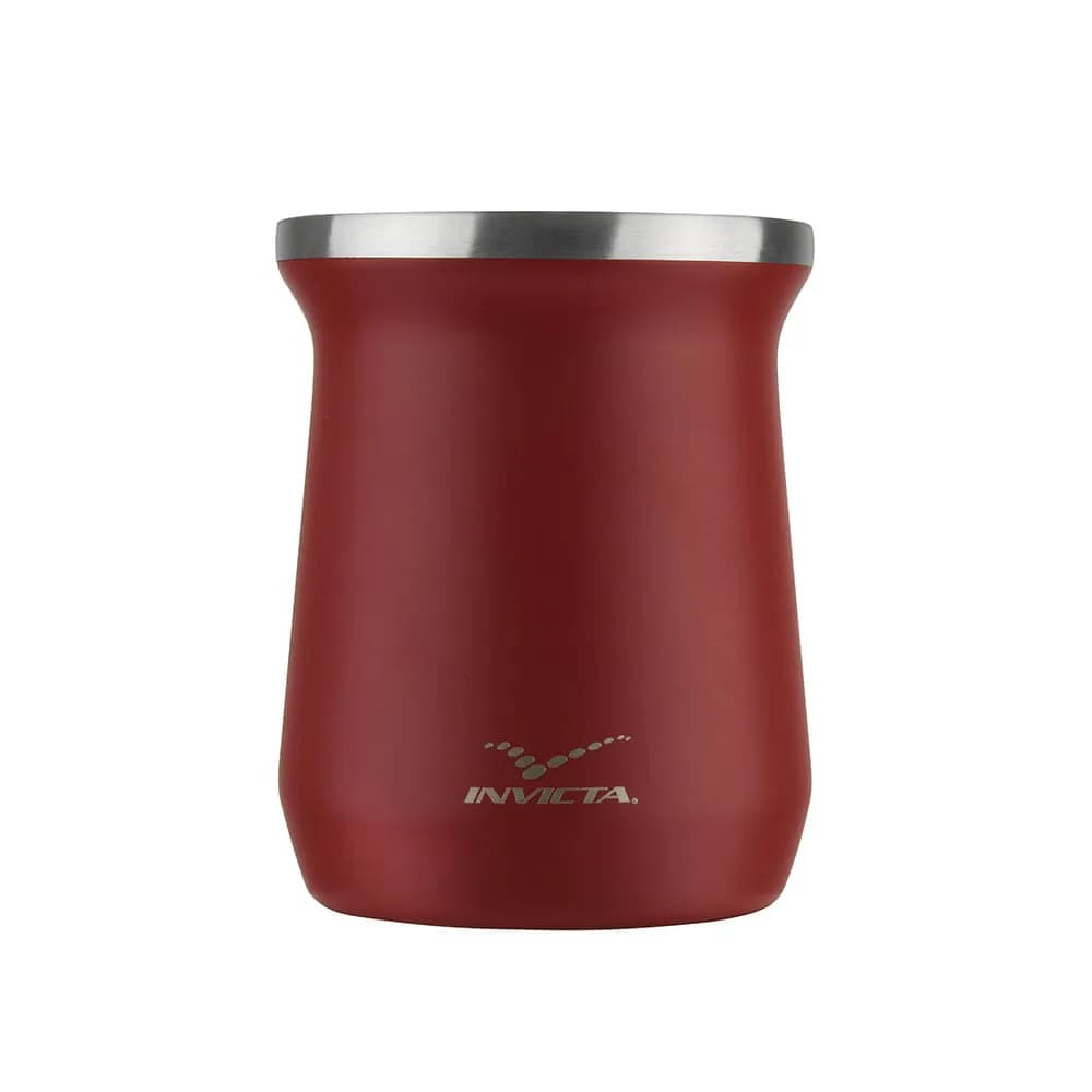Copo Térmico Cuia 250ml Quente E Frio Invicta - Vermelha