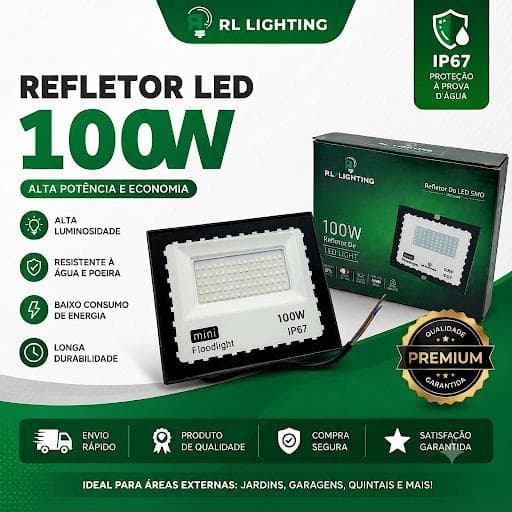 REFLETOR DE LED RL LINGHTING 100W