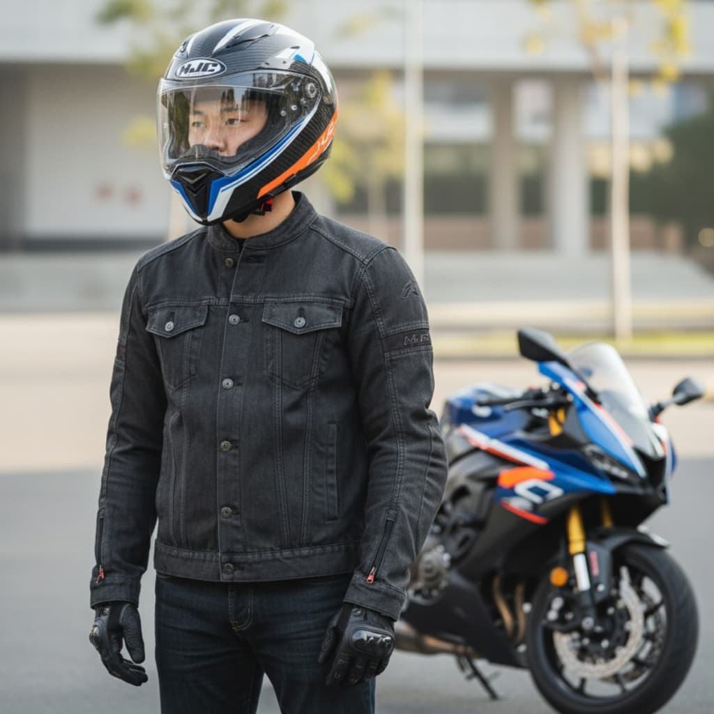 Capacete HJC F70 Carbon Ubis Preto Azul Laranja Capacete Esportivo Integral Para Moto Premium