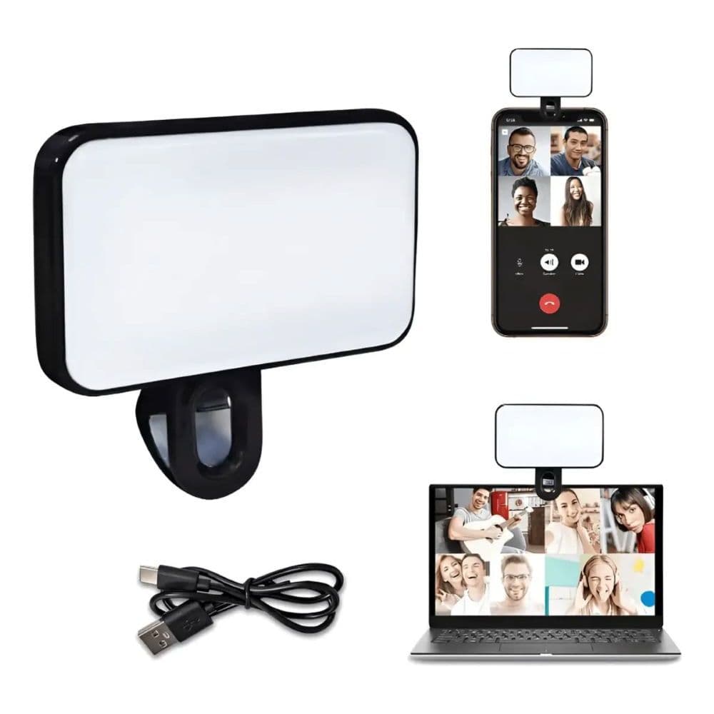 Luz Led Portátil Profissional 49 Leds P/ Celular Preenchimento Tripé Câmera