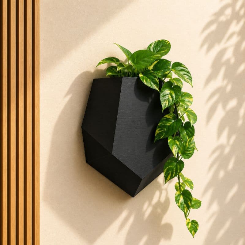 Vaso de Parede Decorativo Geométrico Para Plantas / Sala Quarto Escritório