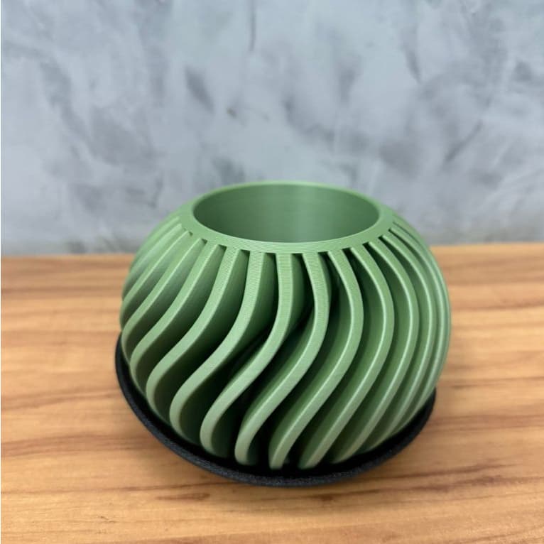 Vaso de Planta Moderno com Prato Coletor